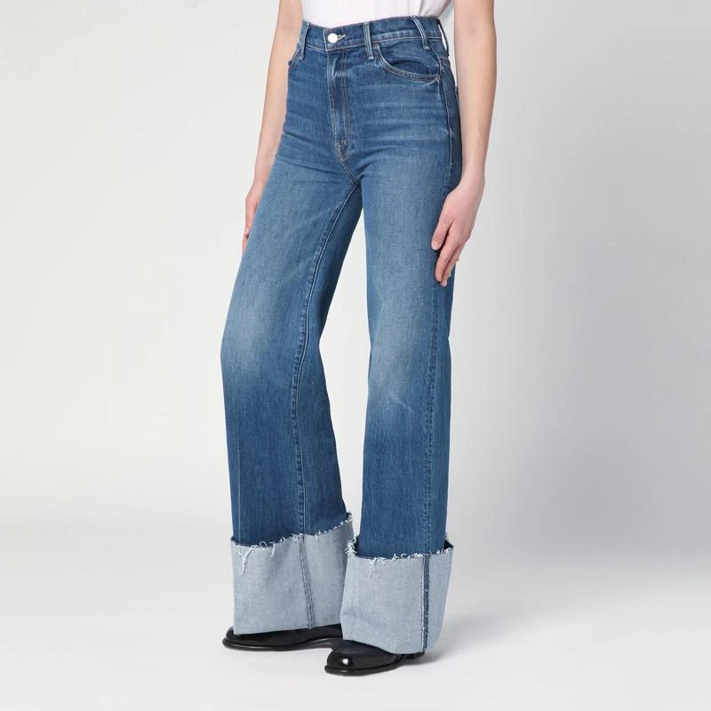MOTHER Jeans The Hustler Roller Heel Cuff Fray 3
