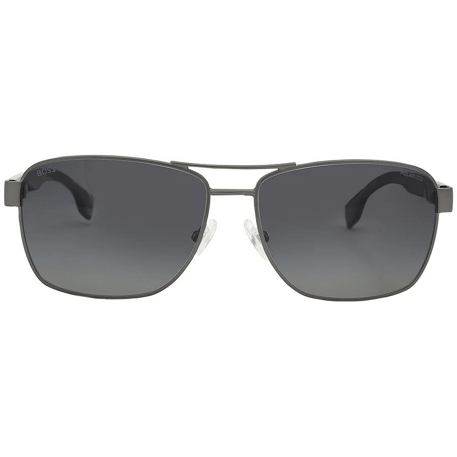 Hugo Boss Grey Rectangular Men's Sunglasses BOSS 1559/O/S 0R80/WJ 60 1