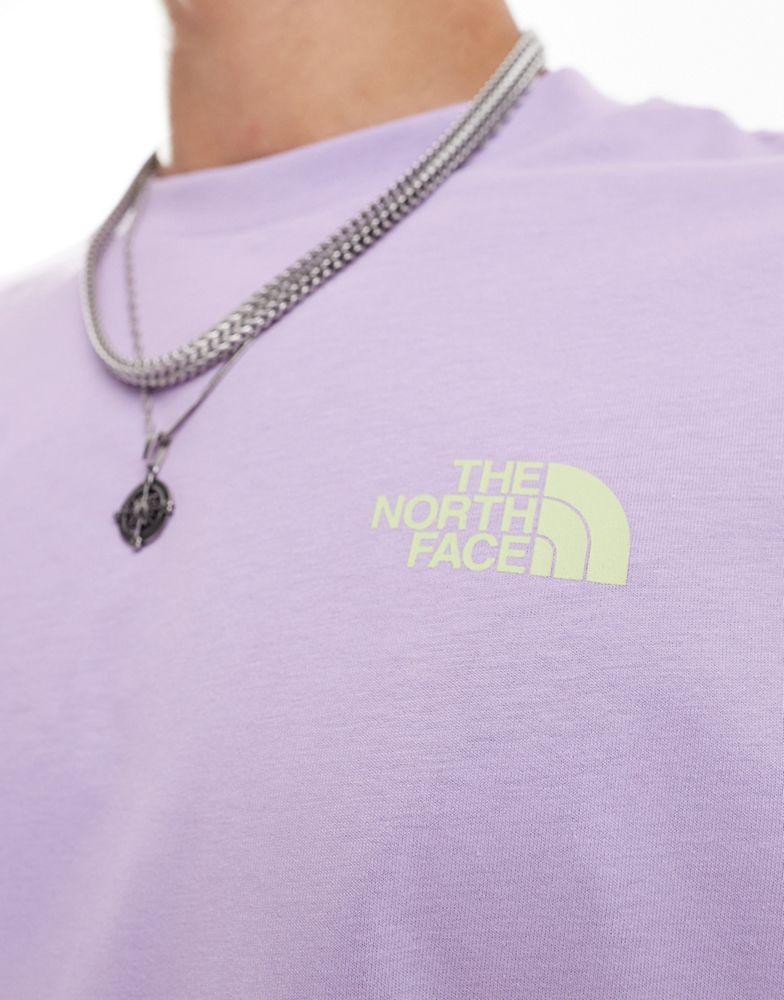 THE NORTH FACE◆Exotic Days backprint Tシャツ LILAC 送料込 The North Face The North Face Exotic Days backprint