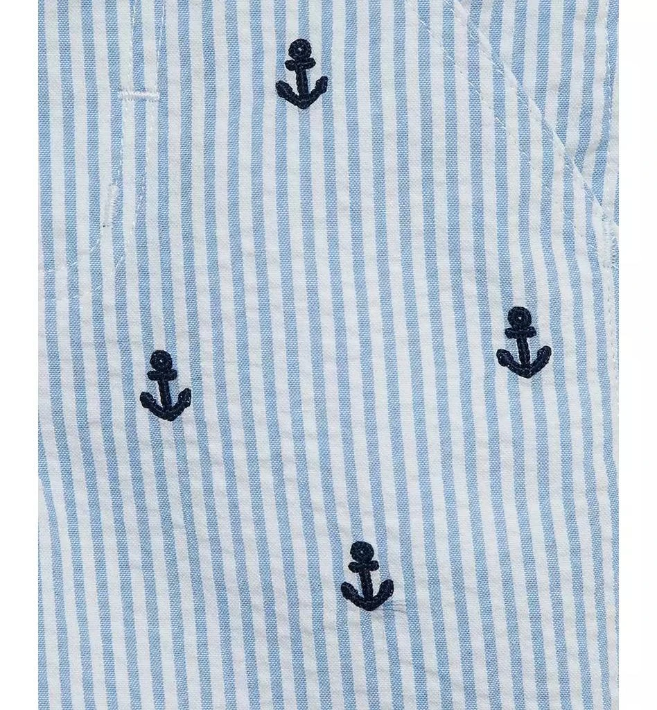 Little Me Baby Boys 2-Pc. Cotton Anchor Polo Shirt & Shorts Set 5