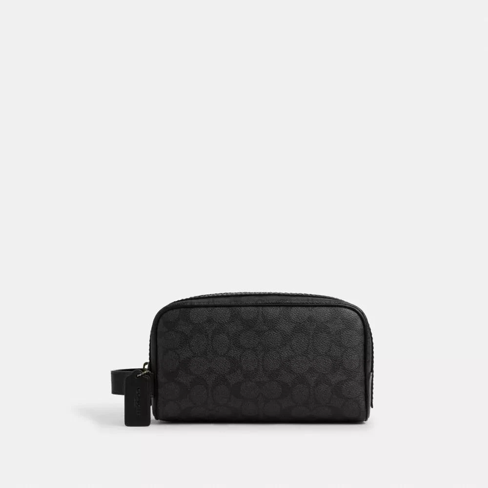 Coach Small Travel Kit In Signature Canvas 1