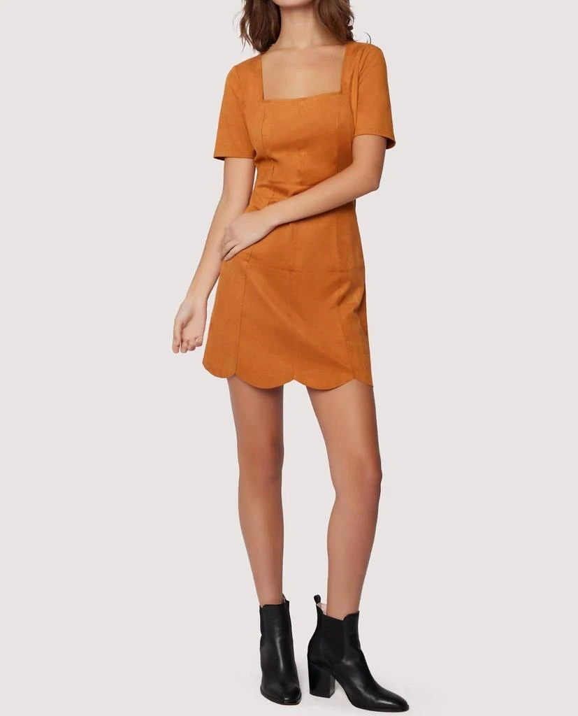Lost and Wander Lost + Wander - Amore Faux Suede Minidress 1