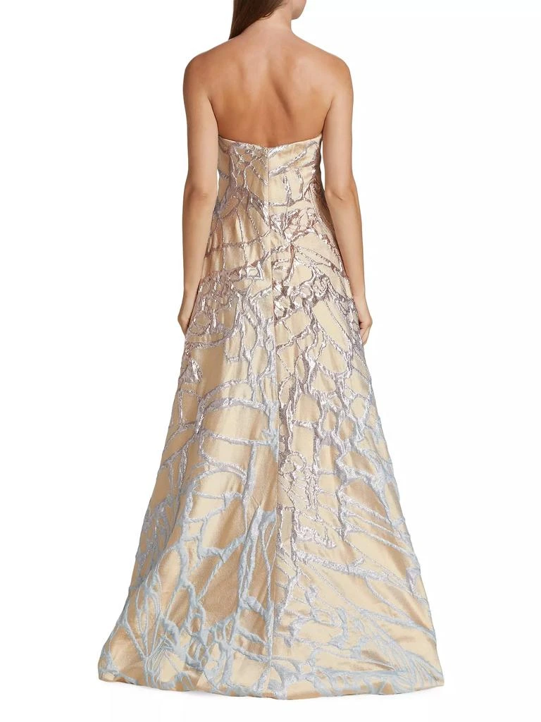 Rene Ruiz Collection Metallic A-Line Gown 5