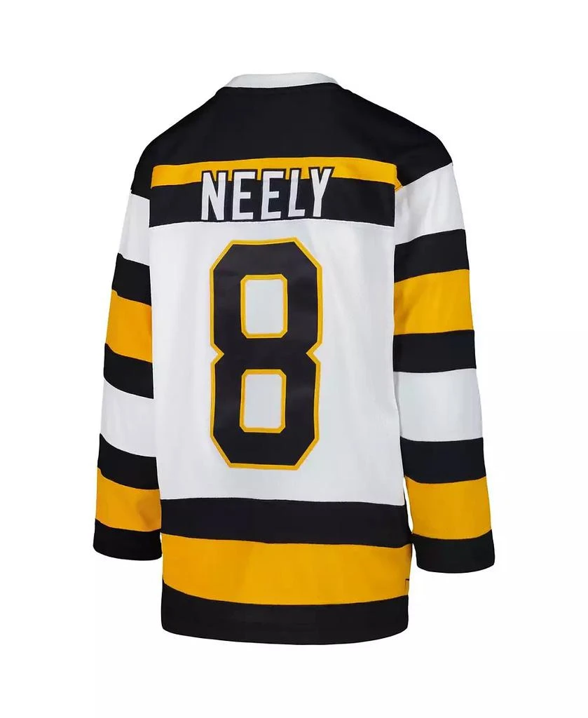 Mitchell & Ness Big Boys and Girls Cam Neely White Boston Bruins 1991 Blue Line Player Jersey 3