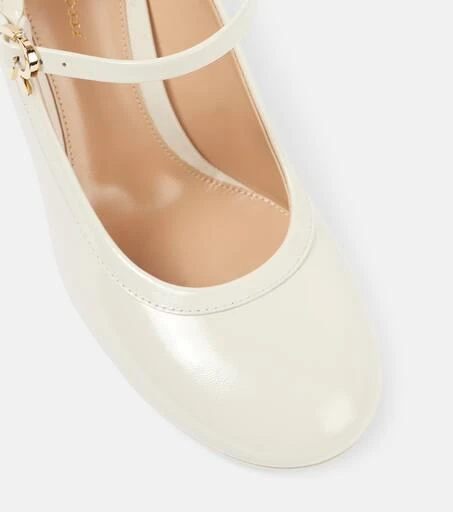 Gianvito Rossi 85 patent leather Mary Jane pumps 6