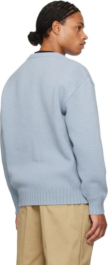 Wacko Maria Blue Classic Knit Sweater 3