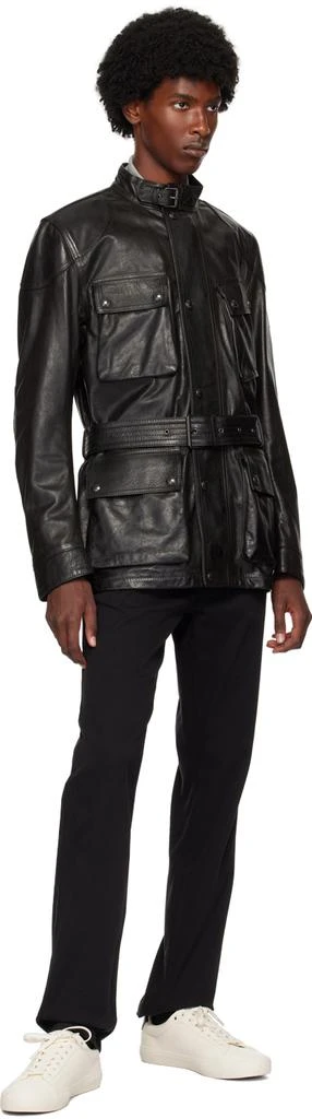 BELSTAFF Black Trialmaster Panther Leather Jacket 4
