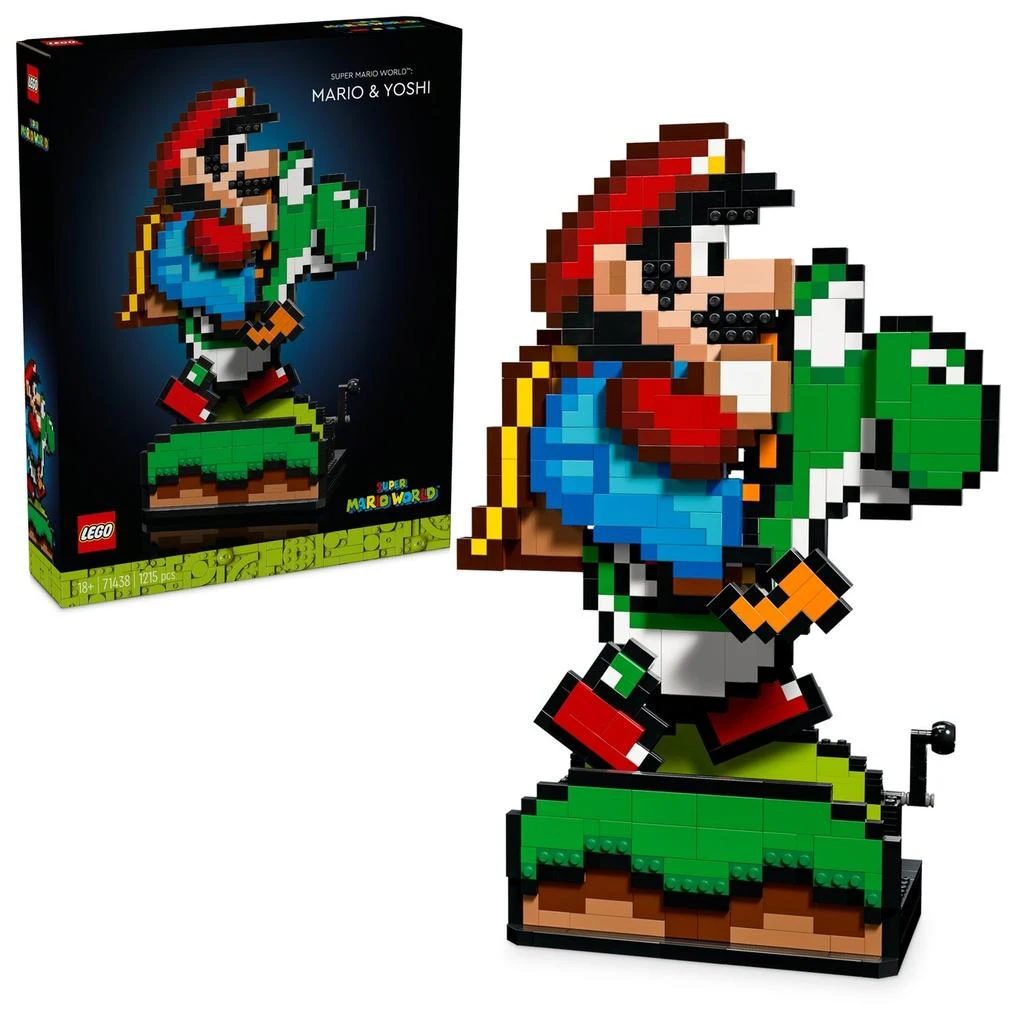 undefined LEGO Super Mario World: Mario & Yoshi Set for Adults 71438 1