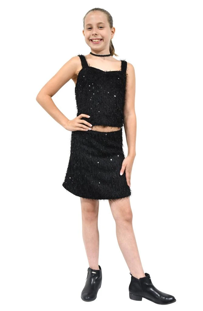 Zunie Kids' 2-Piece Eyelash Sequin Set 5