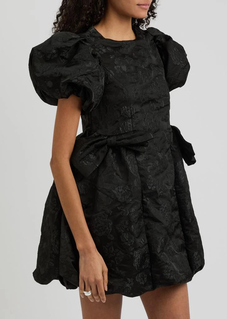 Sister Jane Bow-embellished cloqué mini dress 2