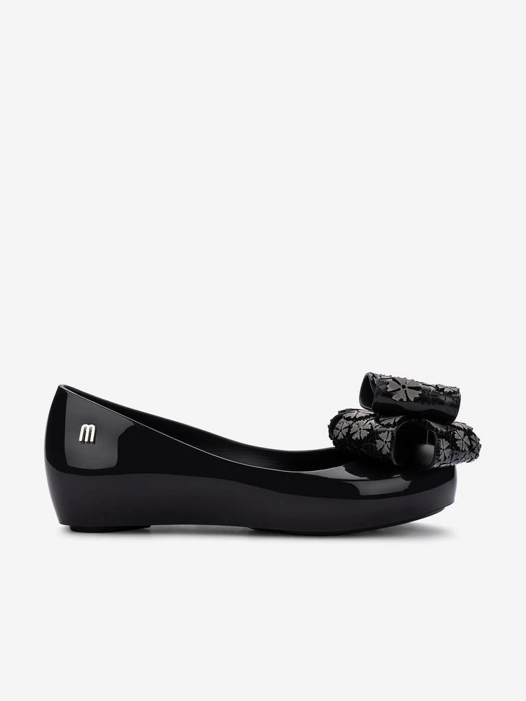 Mini Melissa Mini Melissa Girls Ultragirl Sweet XI Ballerinas in Black 1