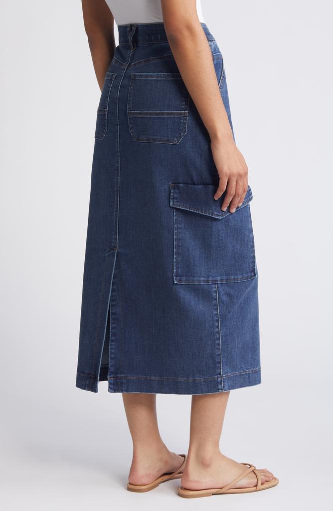 Wit & Wisdom 'Ab'Solution Skyrise Denim Cargo Skirt