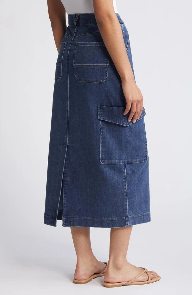 Wit & Wisdom 'Ab'Solution Skyrise Denim Cargo Skirt 2