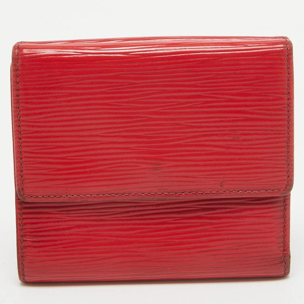 Louis Vuitton Red Epi Leather Elise Wallet.. 3