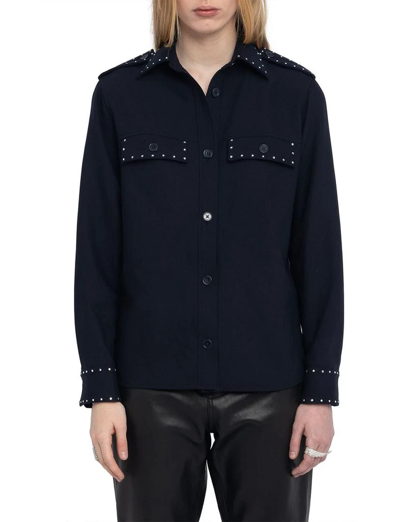 ZADIG & VOLTAIRE Taskam Tailleur Strass Shirt 1