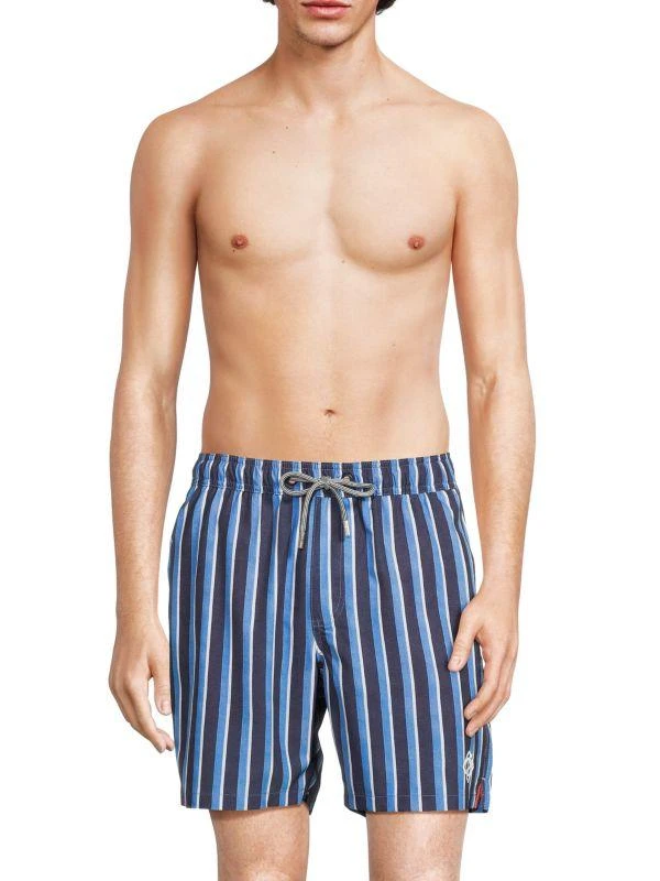 Point Zero Striped Swim Shorts 1