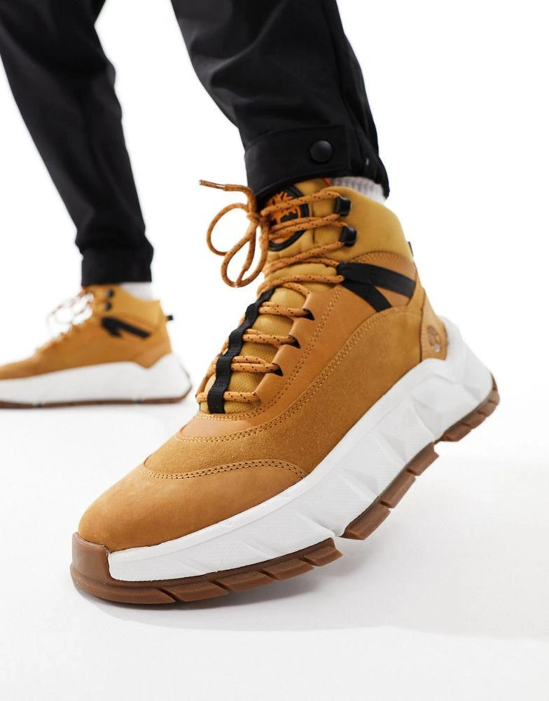 Timberland Timberland turbo hiker boots in wheat nubuck leather 1