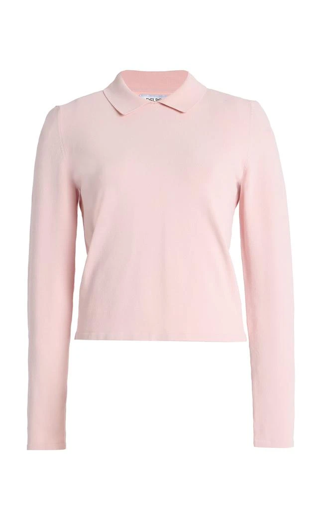 DELPOZO DELPOZO - Exclusive Knit Polo Shirt - Pink - S - Moda Operandi 1