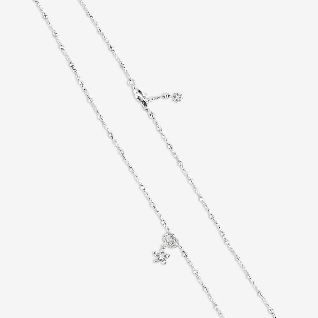 Gucci Gucci Flora 18K White Gold Diamond Pendant Necklace YBB58184200100U-copy 3