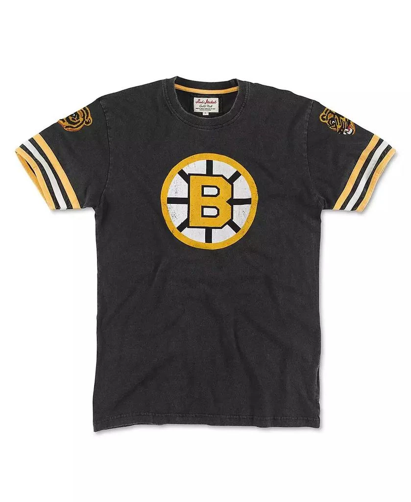 American Needle Men's Black Boston Bruins Remote Control T-Shirt 1