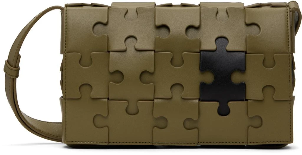 Bottega Veneta Khaki Puzzle Urban Bag 1