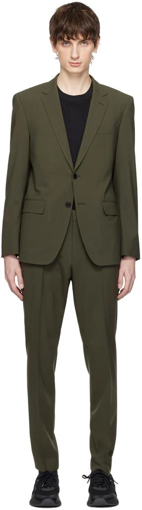 Hugo Boss Green Slim-Fit Suit 1