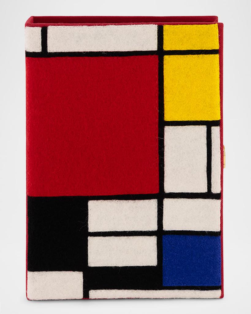 Olympia Le-Tan Mondrian Book Clutch Bag