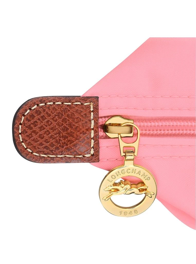 Longchamp le Pliage S Pink Handbag With Engraved Logo In Recycled Canvas Woman 4