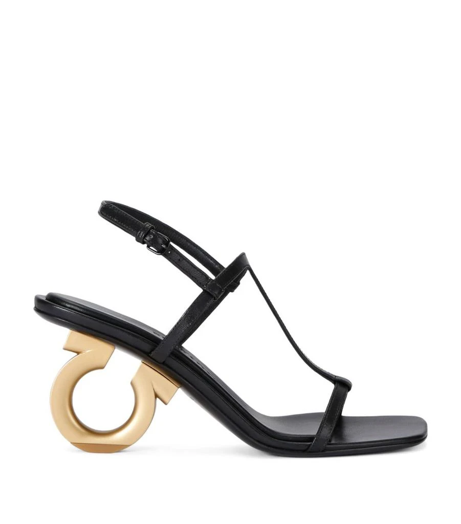 Salvatore Ferragamo Leather Elina Heeled Sandals 70 1