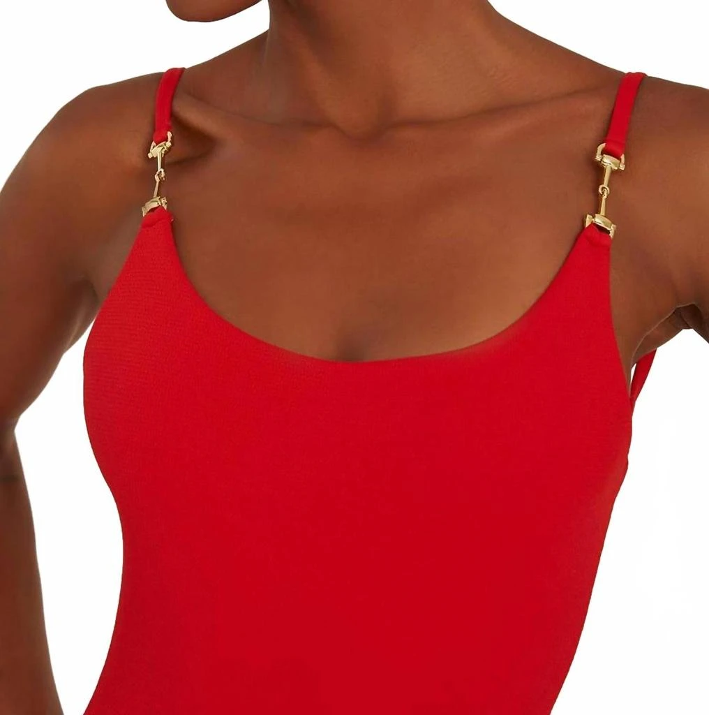 LENNY NIEMEYER New Body Snaffle Detail One Piece In Paprika 3