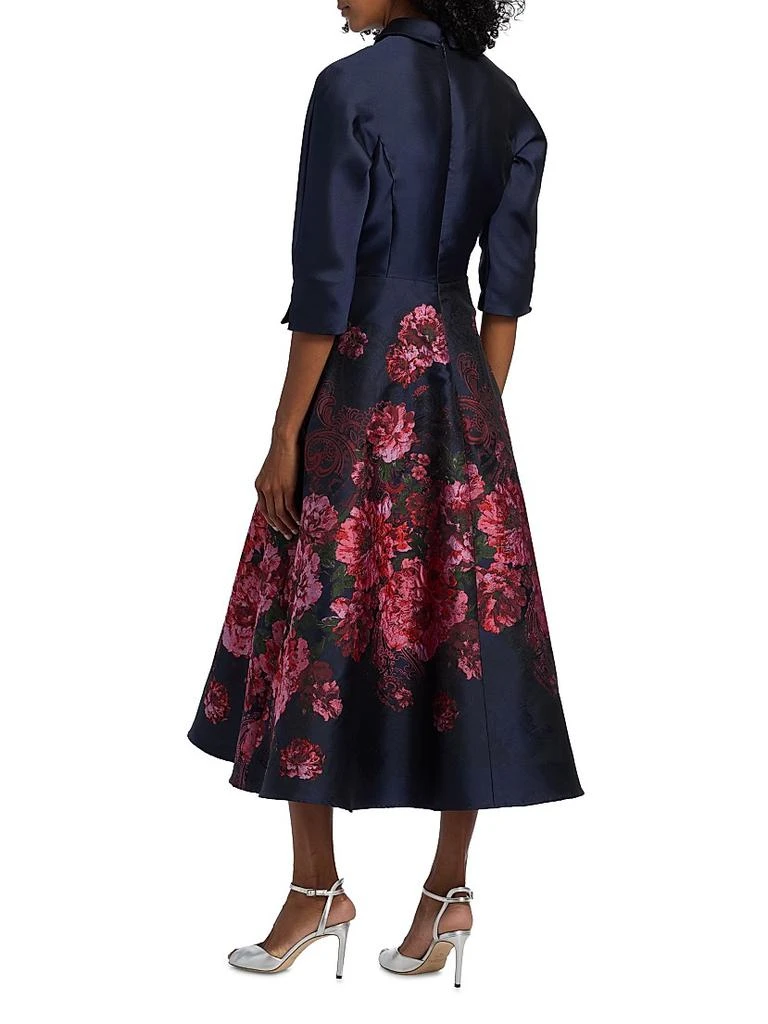 Teri Jon Jacqurd Floral
Paisley Shirtwaist Gown 5