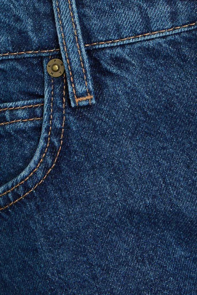 FRAME Cropped high-rise straight-leg jeans 4