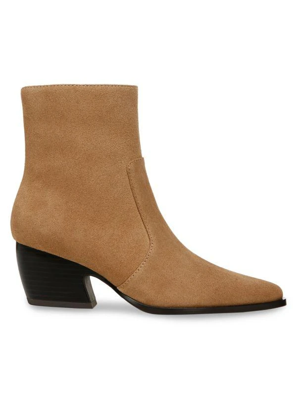 Franco Sarto Vittorio Riding Heel Suede Ankle Boots 1