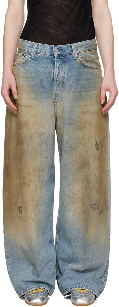 Acne Studios Blue Super Baggy Fit 2023 Jeans