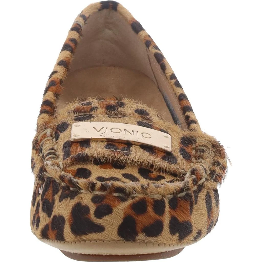 VIONIC Sydney Womens Calf Hair Leopard Print Loafers 2