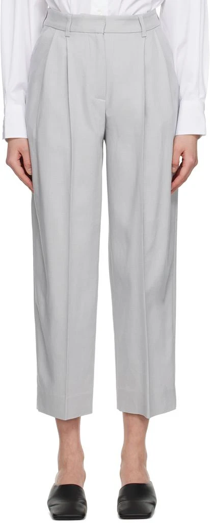 HOUSE OF DAGMAR Gray Suit Trousers 1