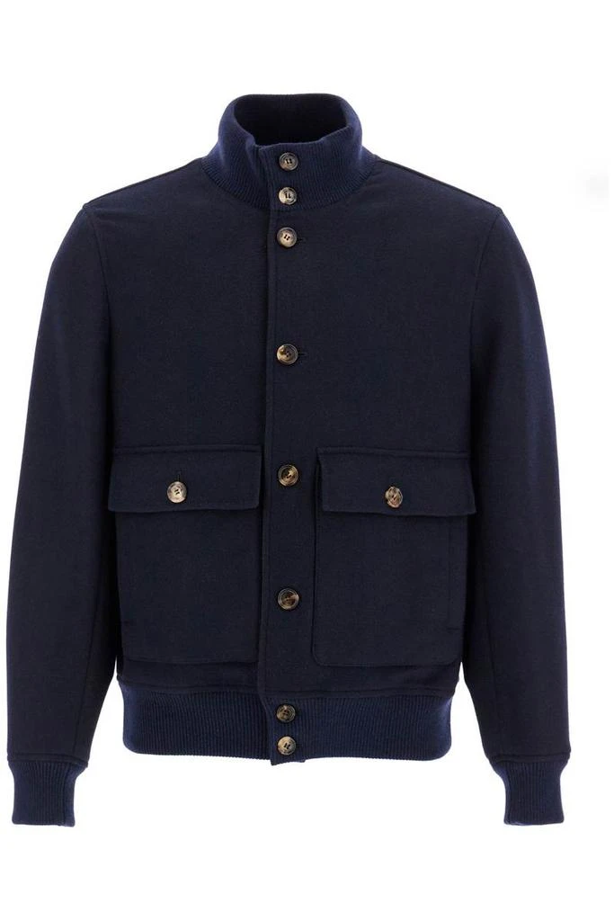 Brunello Cucinelli beaver bomber jacket in italian 1