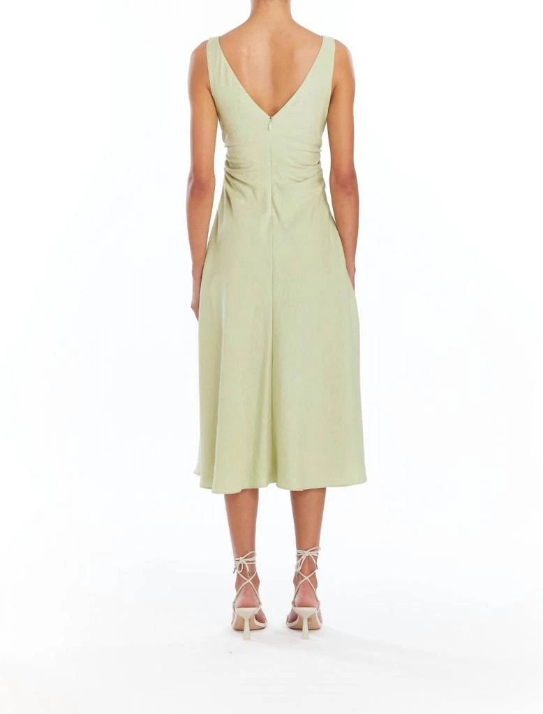 Amanda Uprichard Sabal Midi Dress In Aloe 2