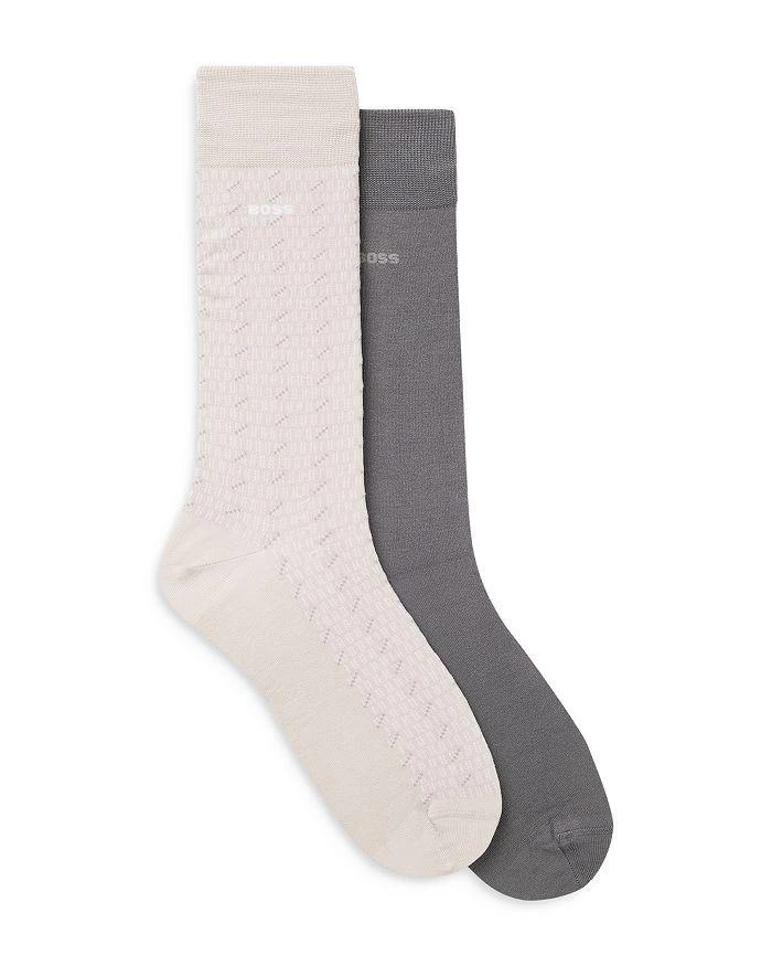 Hugo Boss 2pk. Mini Pin Crew Socks