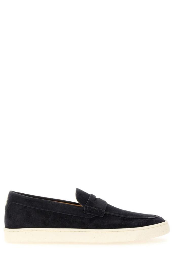 Brunello Cucinelli Brunello Cucinelli Penny-Slot Round-Toe Loafers