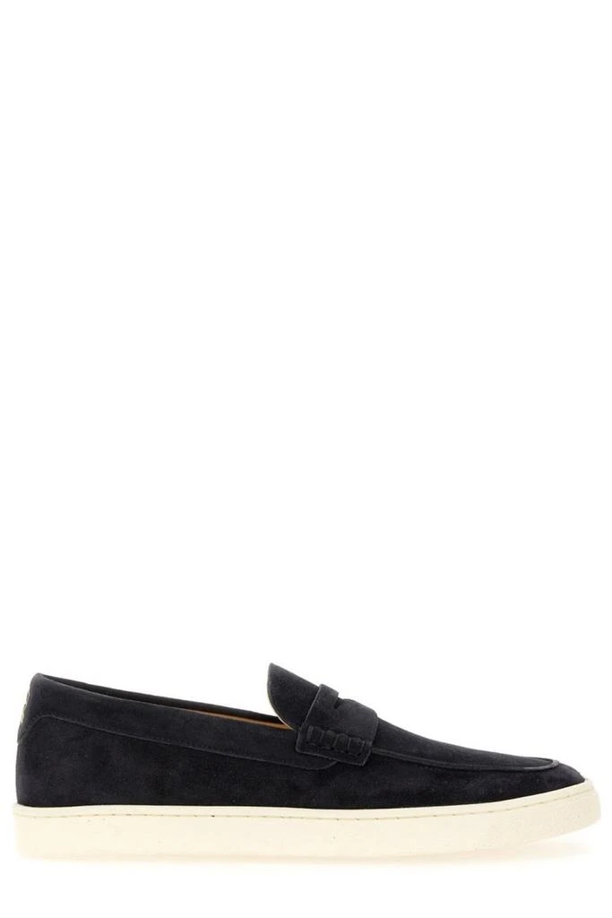 Brunello Cucinelli Brunello Cucinelli Penny-Slot Round-Toe Loafers 1