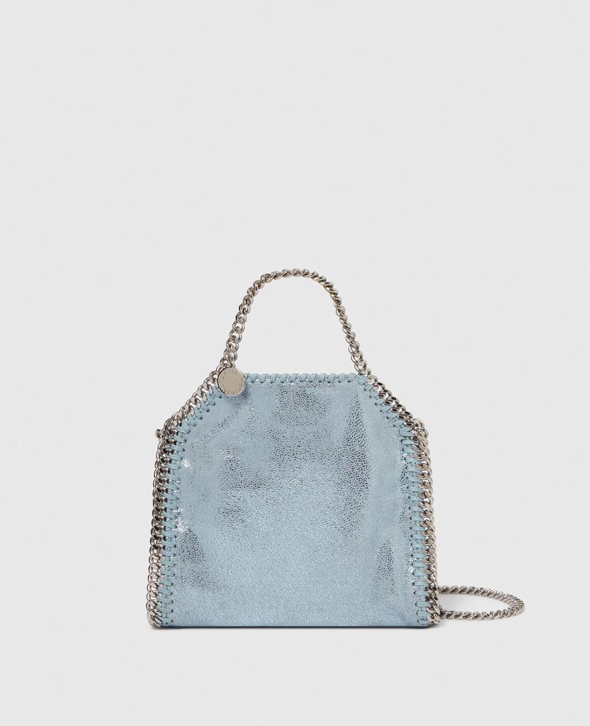 Stella McCartney Stella McCartney - Falabella Pearl Tiny Tote Bag, Woman, Sapphire blue