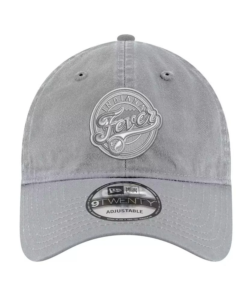 New Era Men's and Women's Gray Indiana Fever Core Tonal 9TWENTY Adjustable Hat 2