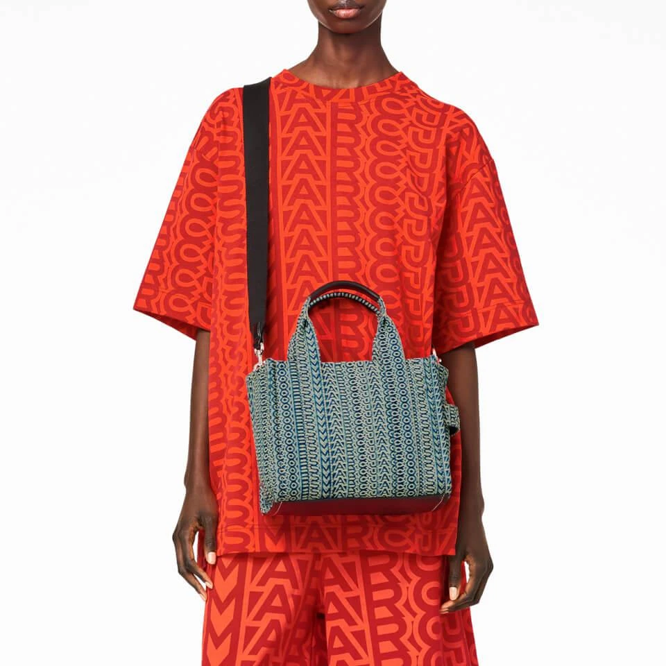 Marc Jacobs Marc Jacobs The Small Denim-Jacquard Tote Bag 2