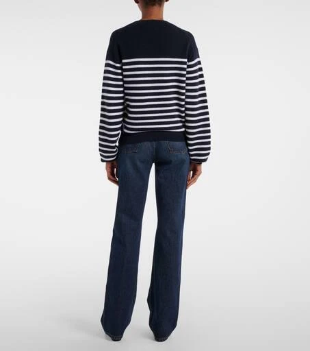 Khaite Viola striped cashmere-blend sweater 3