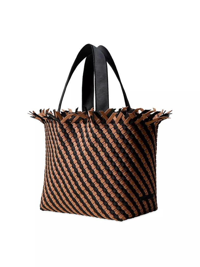 Naghedi Havana Medium Stripe Tote Bag 3