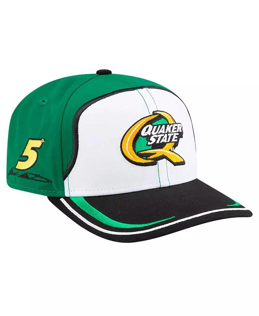 New Era Men's White/Green Mark Martin Quaker State 9SEVENTY Stretch-snap Hat 5