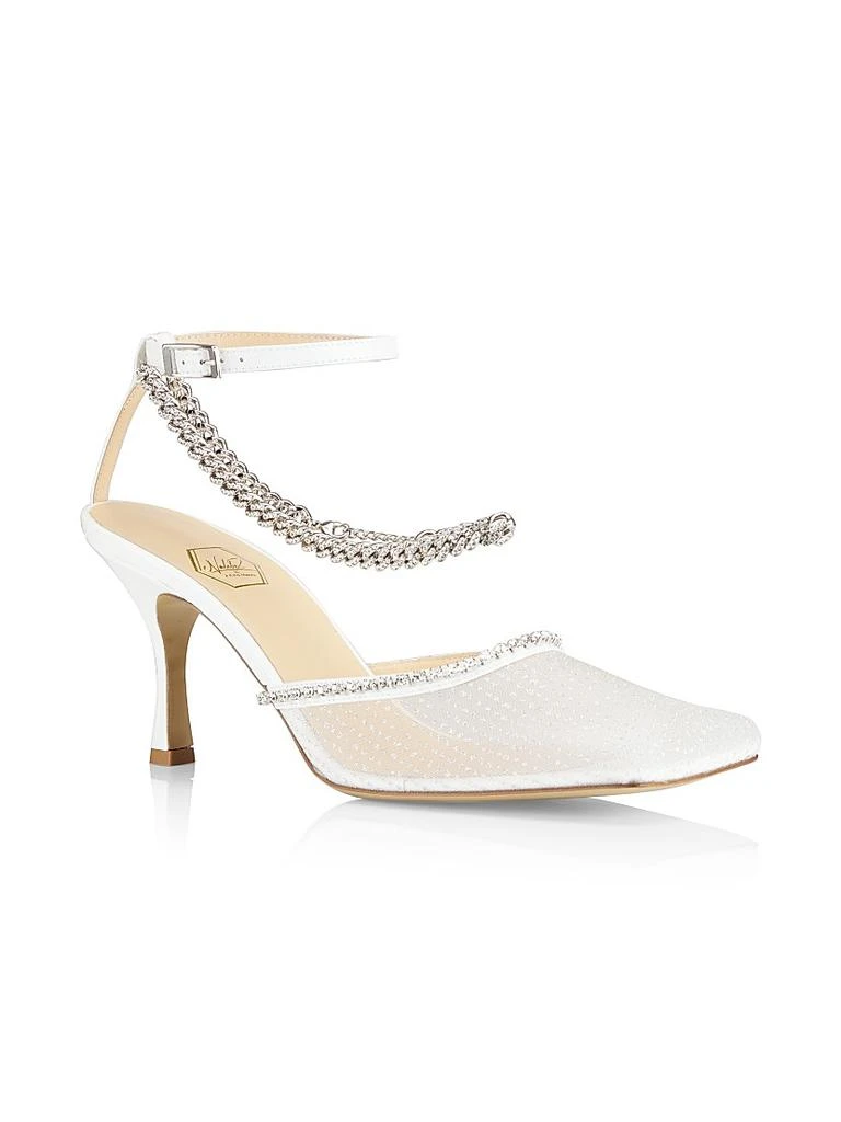 Nalebe Stellar Crystal-Embellished Mesh Pumps 2