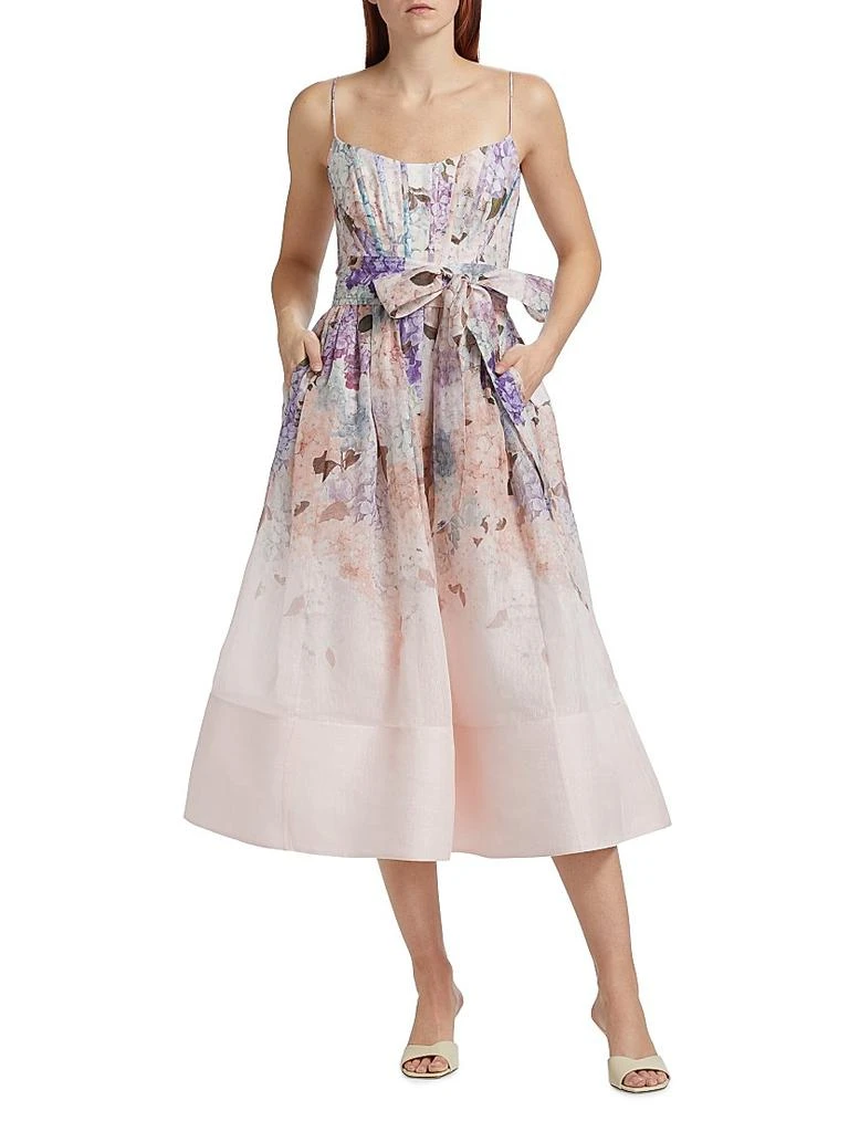 Zimmermann Bliss Floral Corset-Style Cocktail Dress 3