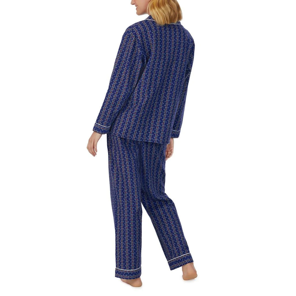 Lanz of Salzburg Classic Notch Collar Flannel PJ Set 2